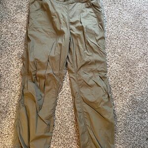 Women's Olive Green Jogger Pants